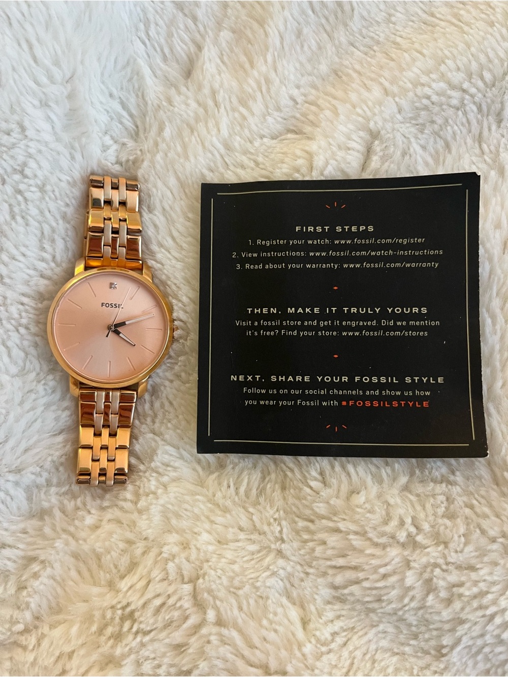 Fossil Rose Gold Watch - Picture 9 of 12